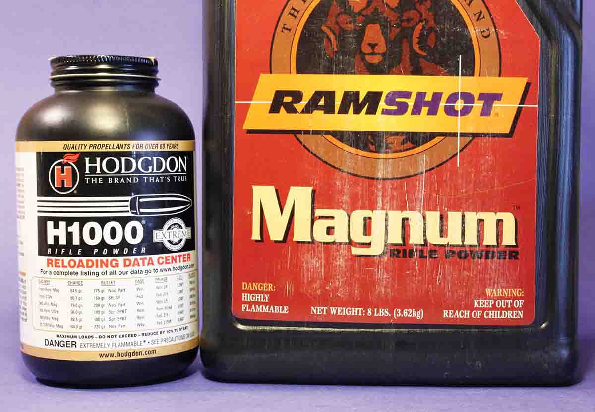 Hodgdon H-1000 and Ramshot Magnum have been the most reliable powders John has used in the .257 Weatherby.